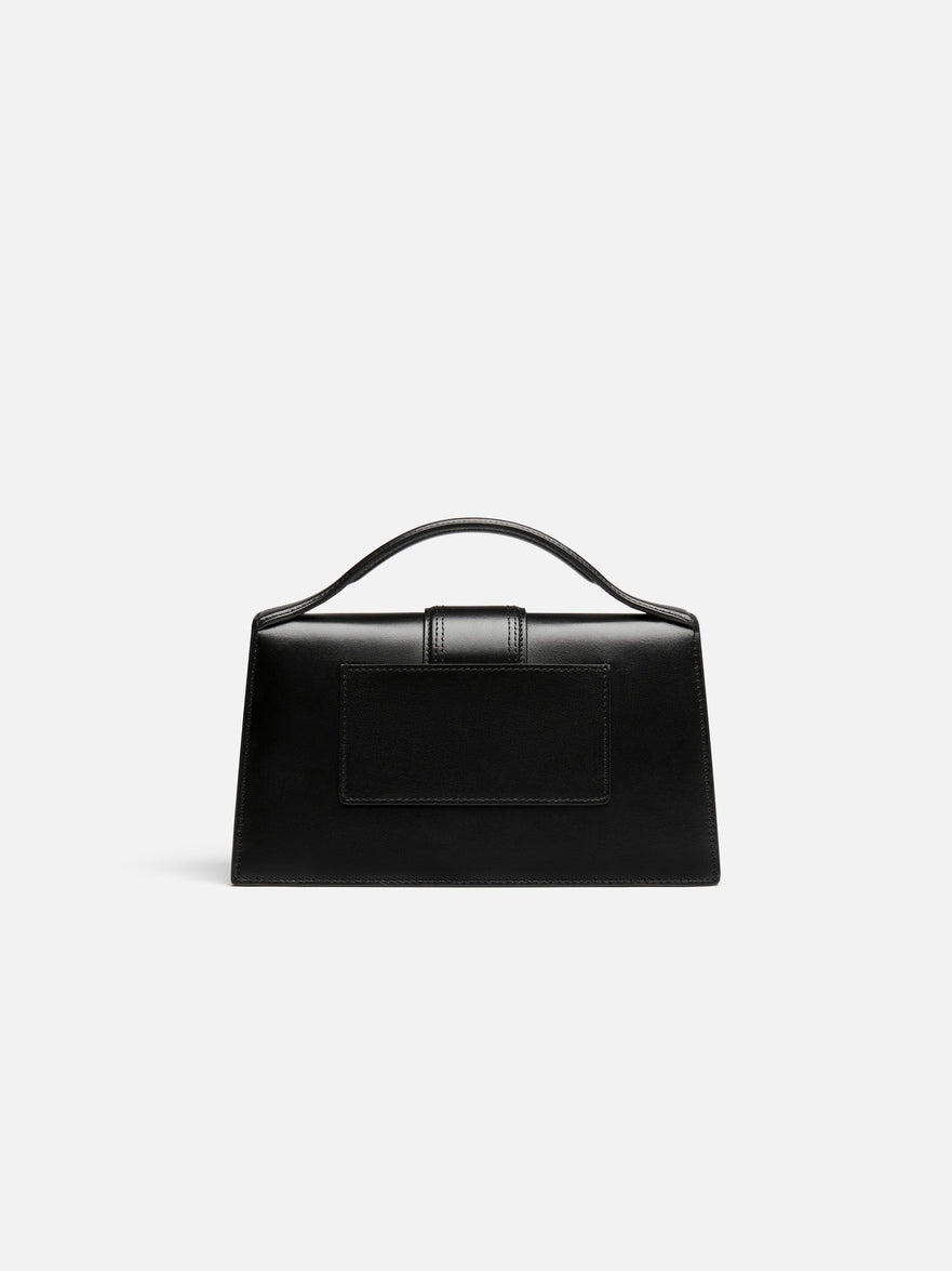 JACQUEMUS - Borsa Le Grand Bambino in Pelle Liscia -Nera/Oro