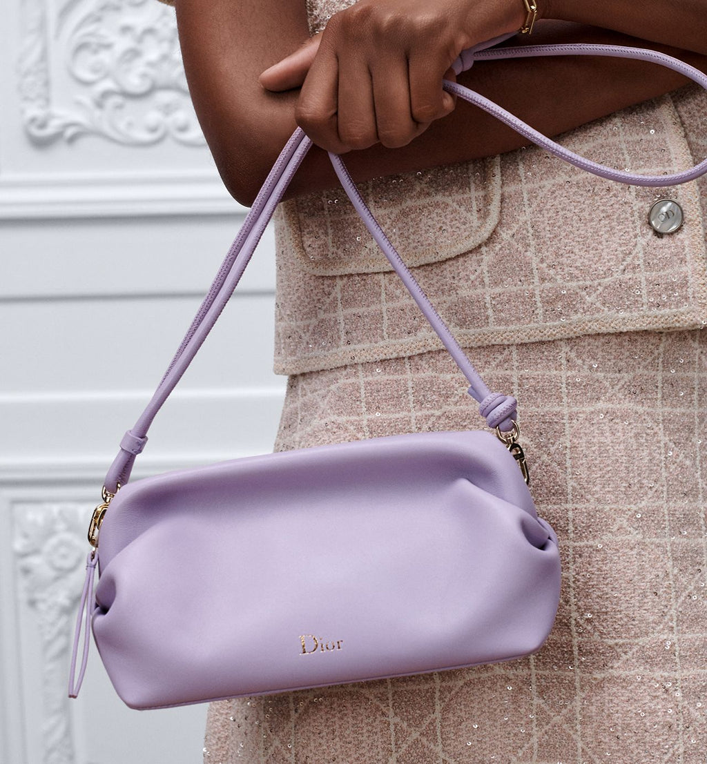 Pochette Dior Bow — Pelle di Agnello Lilas