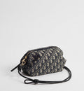 Pochette Dior Bow — Jacquard Dior Oblique Blu