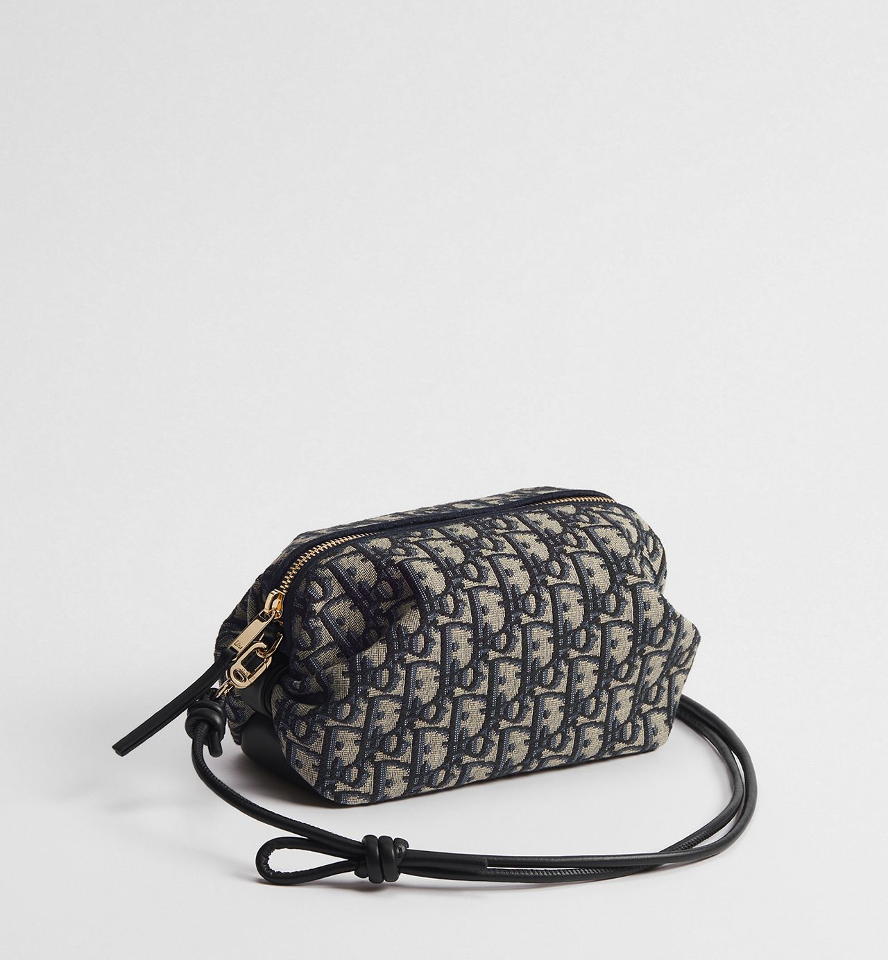 Pochette Dior Bow — Jacquard Dior Oblique Blu