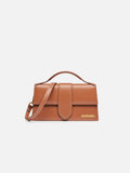 JACQUEMUS - Borsa Le Grand Bambino in Pelle Liscia -Light Brown