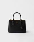Prada Galleria Medium Borsa in Saffiano Nera — Hardware Oro