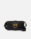 Borsa Pinko Love One Classic Slouchy in Pelle - Nero