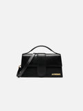 JACQUEMUS - Borsa Le Grand Bambino in Pelle Liscia -Nera/Oro