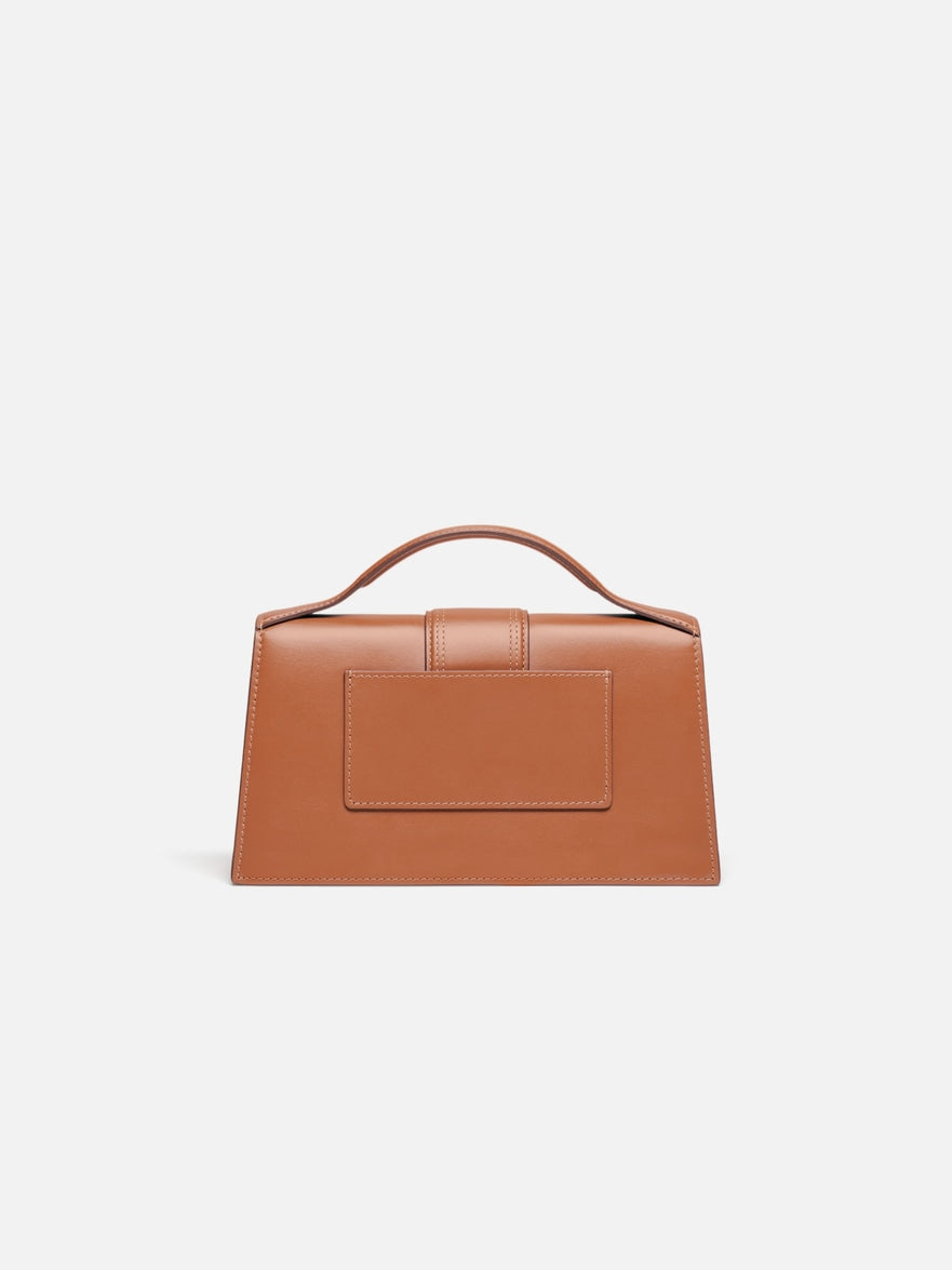 JACQUEMUS - Borsa Le Grand Bambino in Pelle Liscia -Light Brown