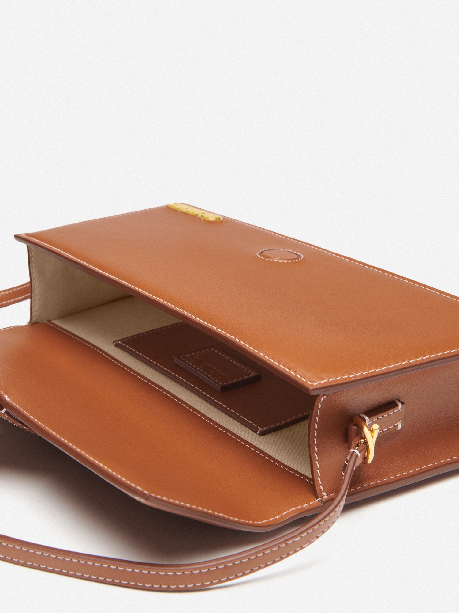 JACQUEMUS - Borsa Le Bambino Long in Pelle Liscia - Light Brown