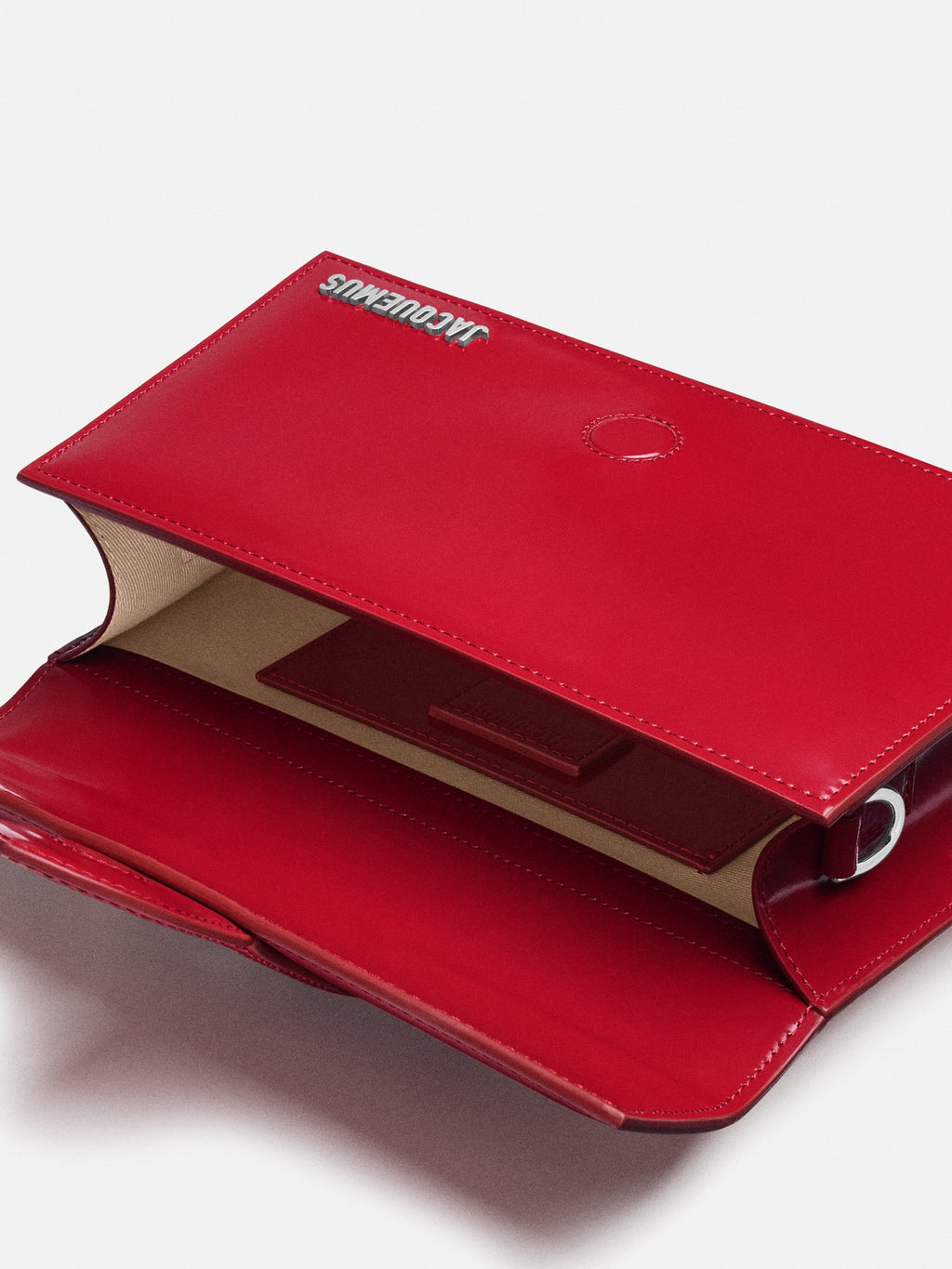 JACQUEMUS - Borsa Le Grand Bambino in Pelle Verniciata - Rosso