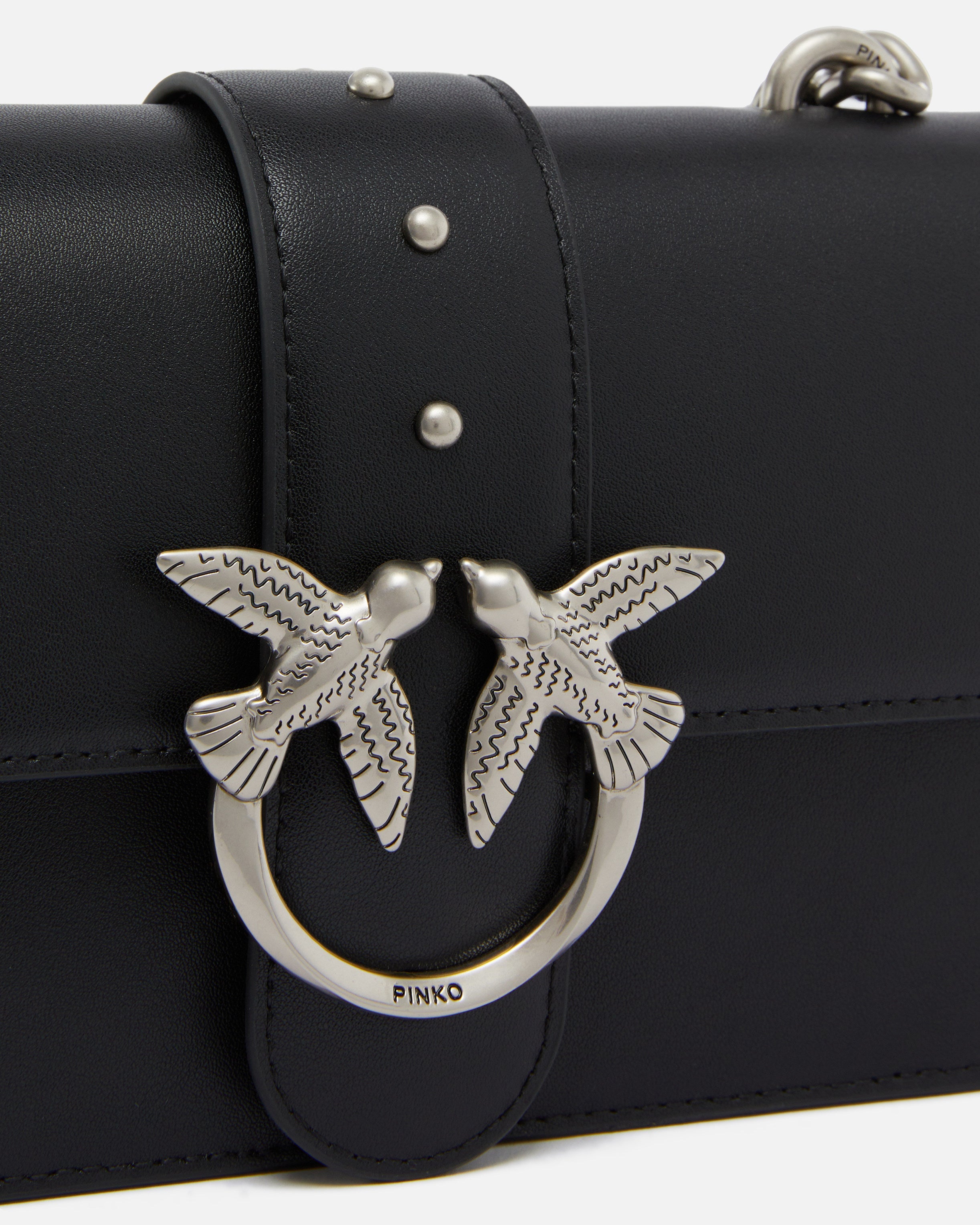 Pinko Love One Mini-Black/Silver