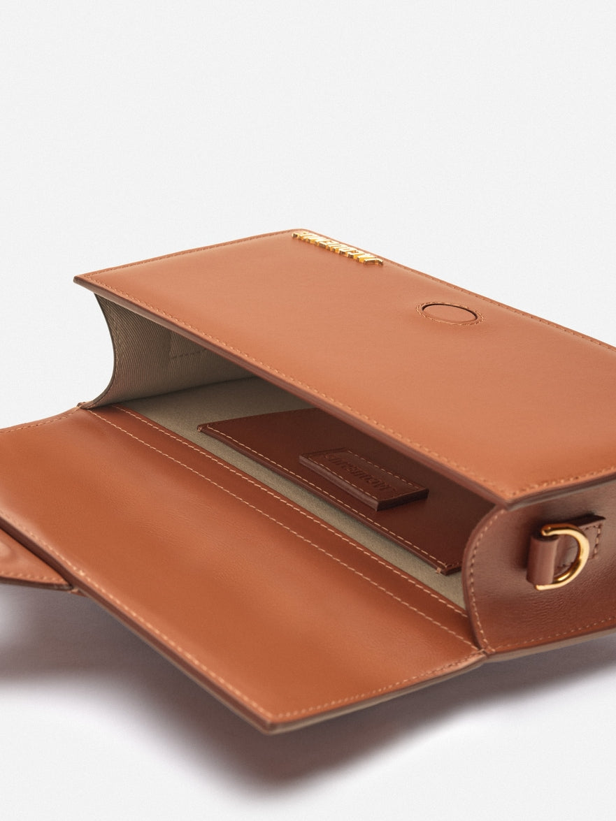 JACQUEMUS - Borsa Le Grand Bambino in Pelle Liscia -Light Brown