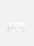 JACQUEMUS - Borsa Le Grand Bambino in Pelle Liscia -Bianco/Oro