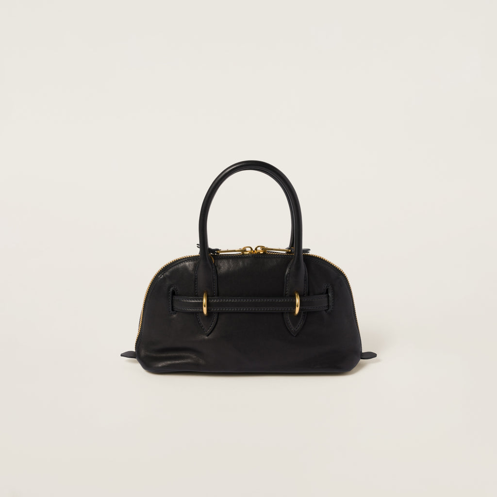 MIU MIU - Borsa Aventure in Nappa - Nero