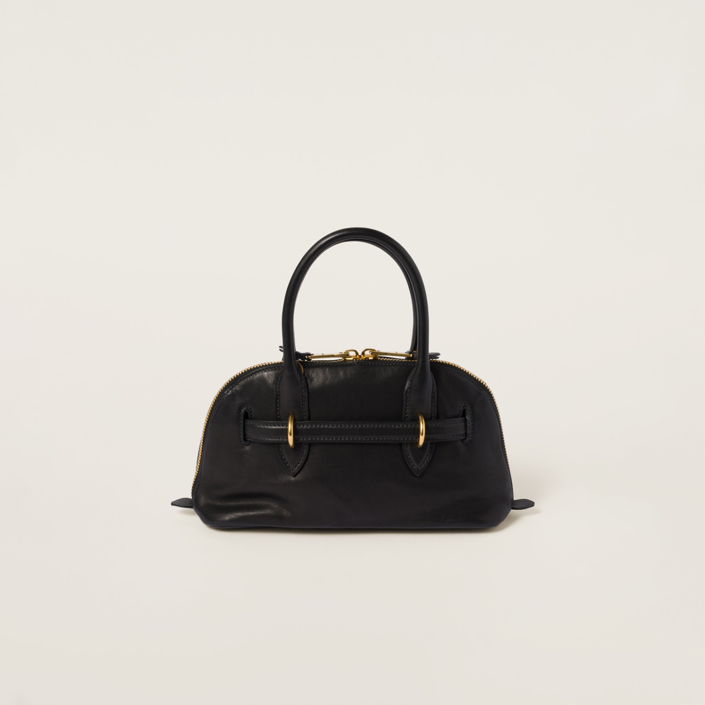 MIU MIU - Borsa Aventure in Nappa - Nero