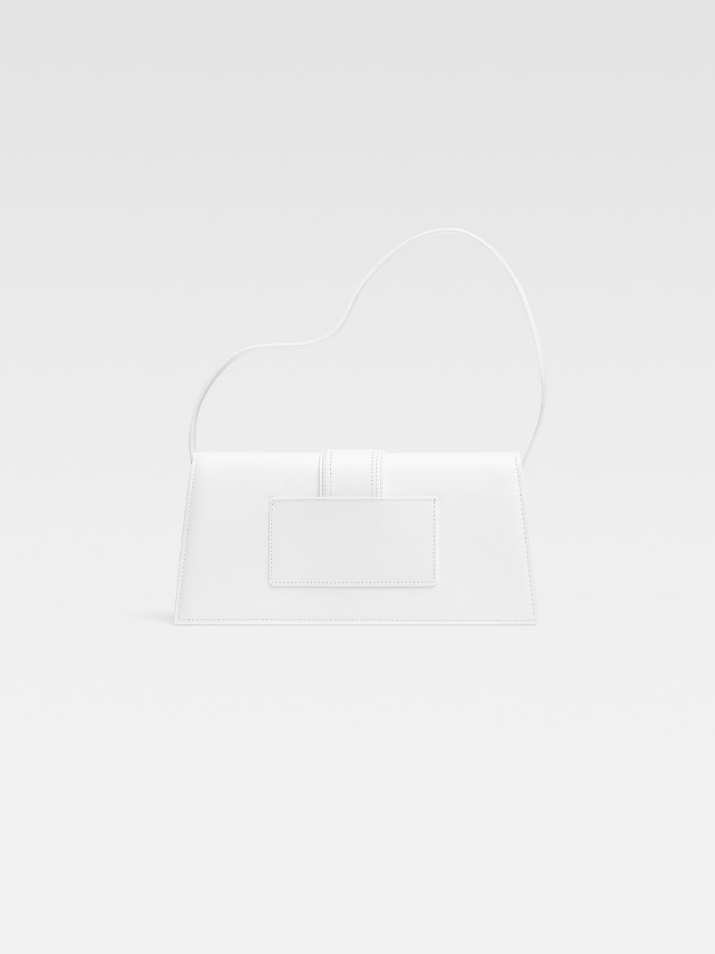 JACQUEMUS - Borsa Le Bambino Long in Pelle Liscia - Bianco