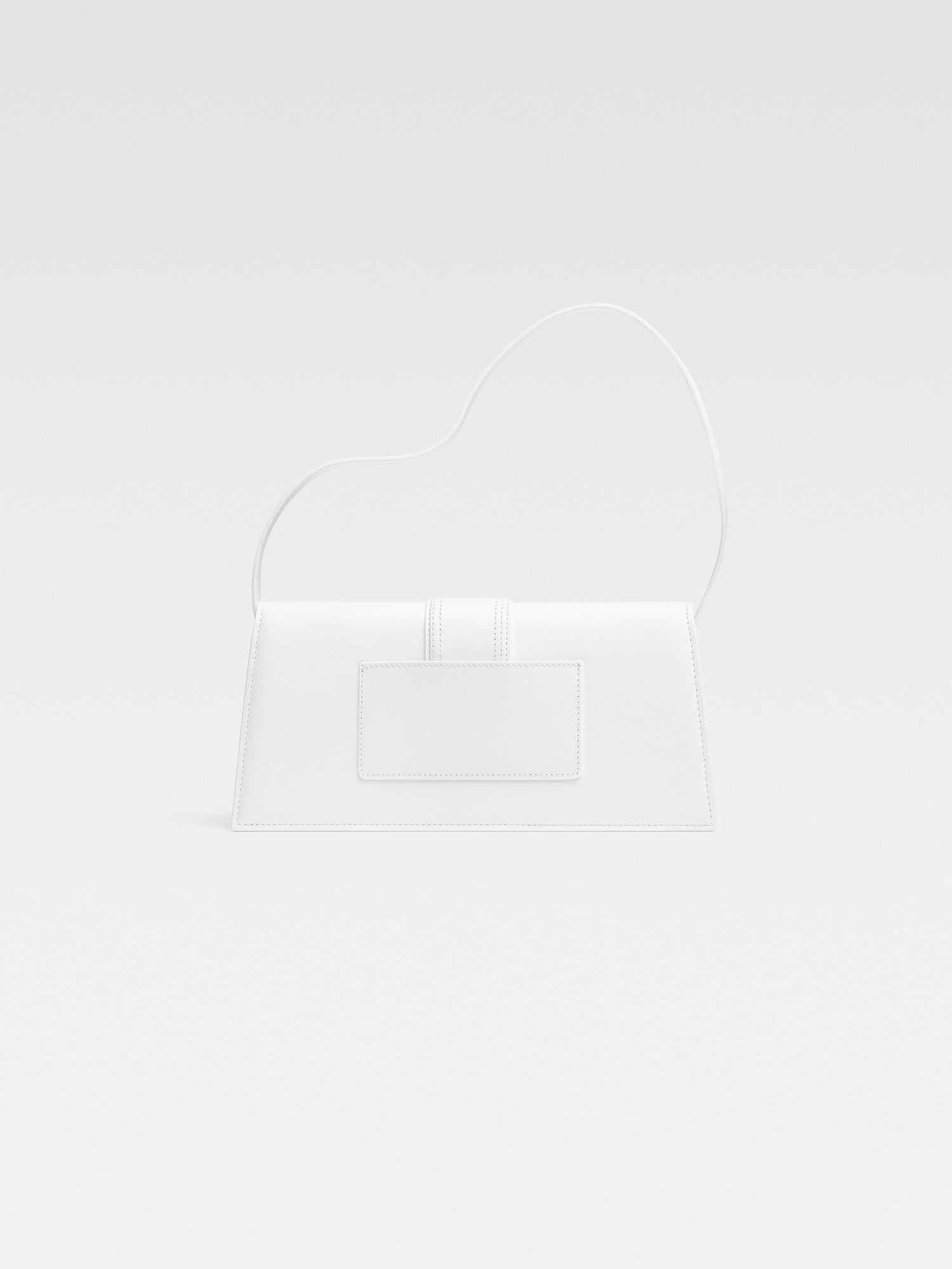 JACQUEMUS - Borsa Le Bambino Long in Pelle Liscia - Bianco