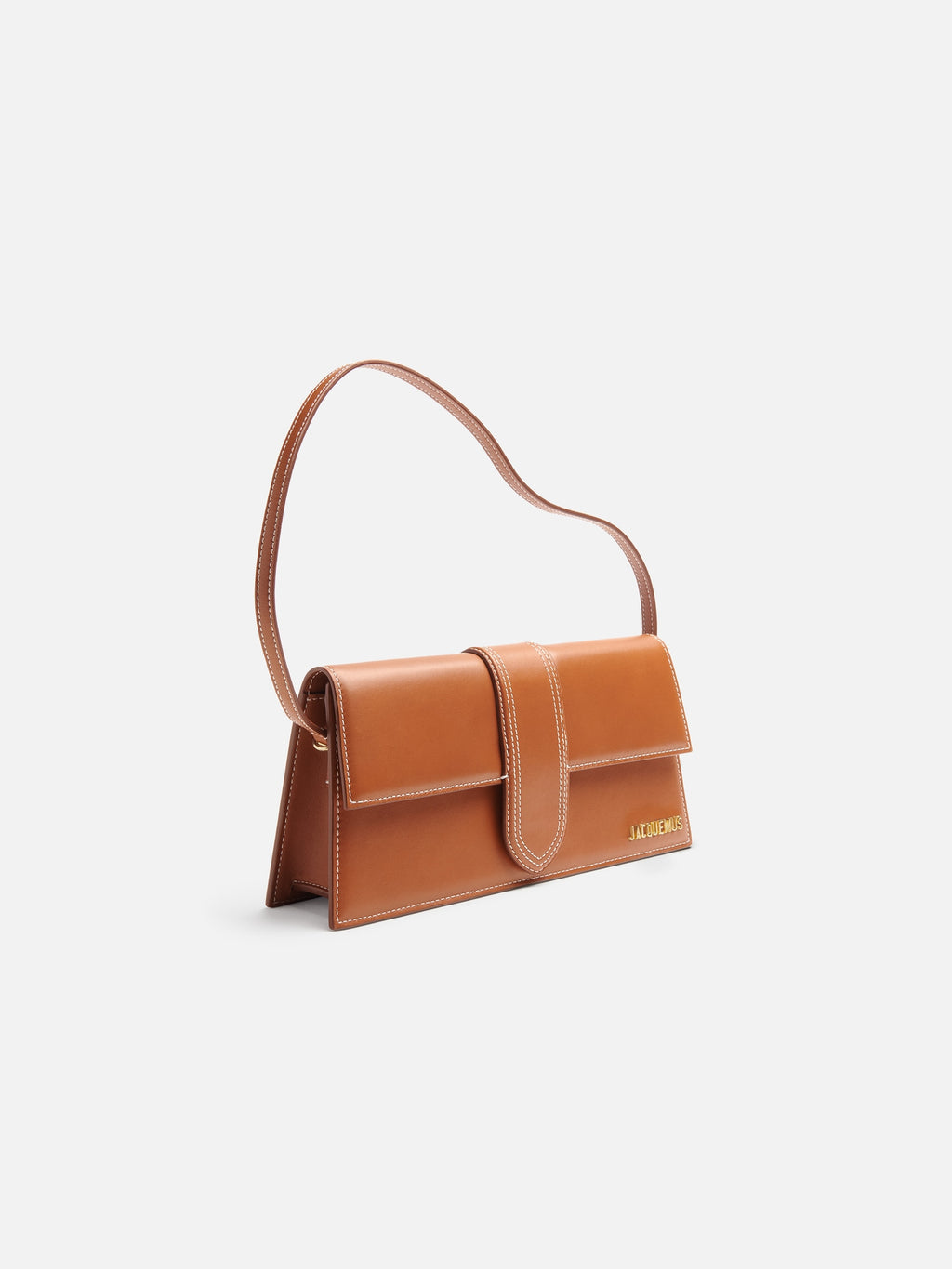 JACQUEMUS - Borsa Le Bambino Long in Pelle Liscia - Light Brown