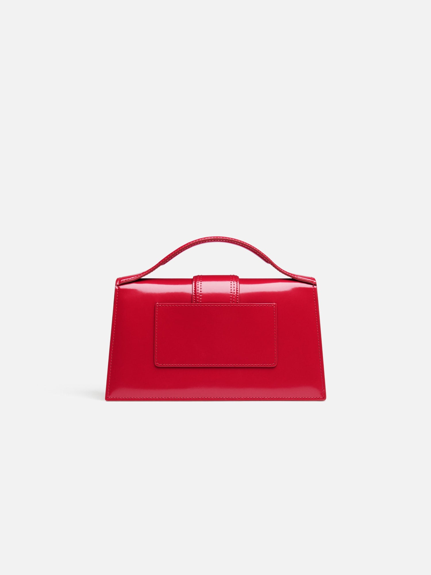 JACQUEMUS - Borsa Le Grand Bambino in Pelle Verniciata - Rosso