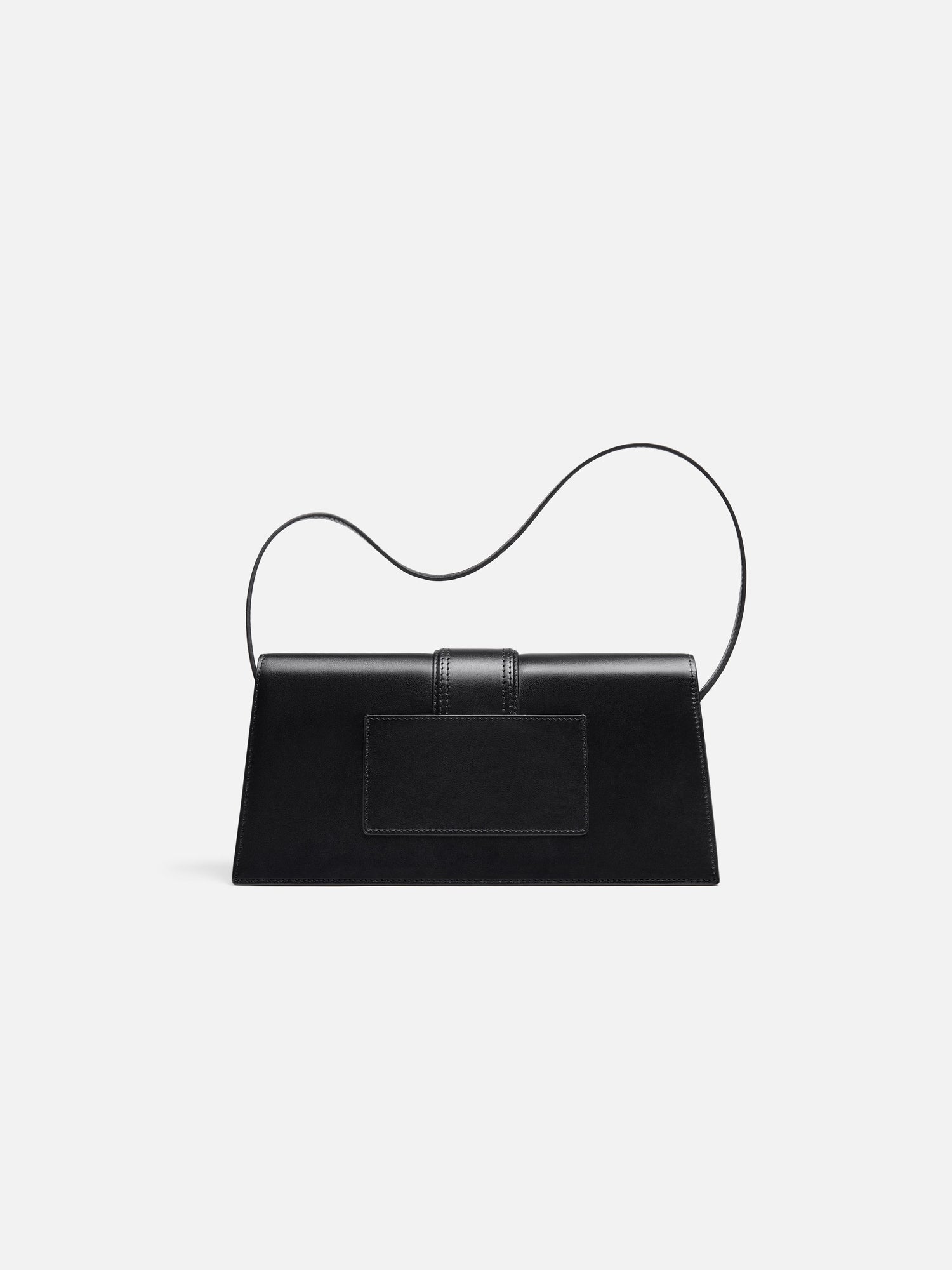 JACQUEMUS - Borsa Le Bambino Long in Pelle Liscia - Nera