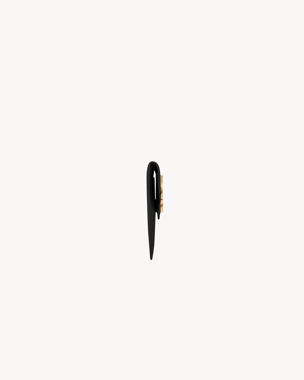 Pochette YSL Uptown — Pelle Grain de Poudre Nera e Oro