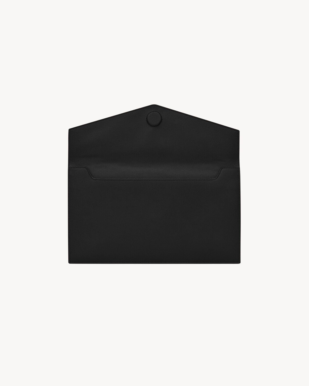 Pochette YSL Uptown — Pelle Grain de Poudre Nera e Oro